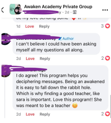 Student win &mdash; Facebook group comments