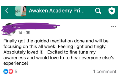 Student win &mdash; guided meditation review