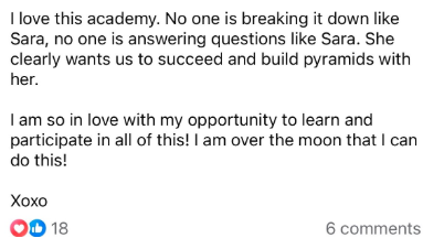 Student win &mdash; no one breaking it down like Sara