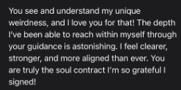 Student win &mdash; soul contract grateful